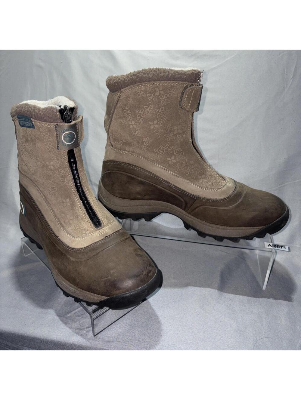 TIMBERLAND Boots Women's 8 Leather Zip Up Women’s 8M
